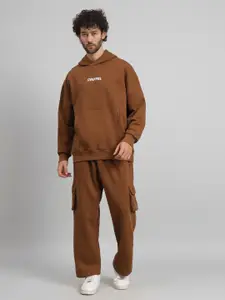 GRIFFEL Men Printed Hooded Tracksuits