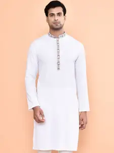 MAAHI FABS Men Thread Work Kurta
