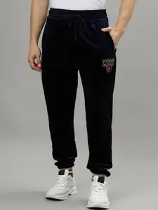 Iconic Men Solid Mid-Rise Joggers