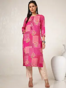 Soch Women Floral Printed Sequinned Kurta
