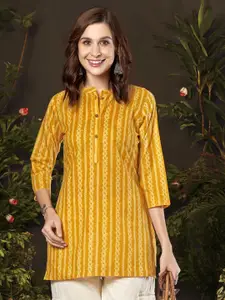 Anouk Rustic Women Striped Pure Cotton Kurti