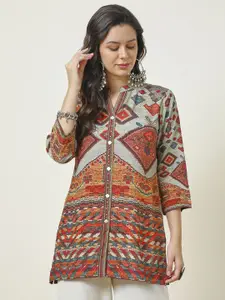 Soch Women Ethnic Motifs Printed Mandarin Collar Kurtas