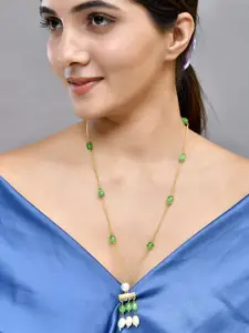 Silvermerc Designs Gold Plated Pearls Necklace