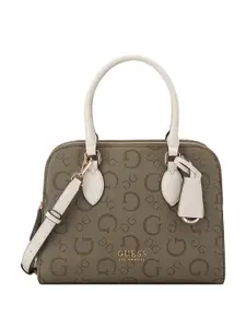 GUESS Women Printed Bowling Satchel