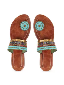 JUTTIESMAKER Women Embellished Flats