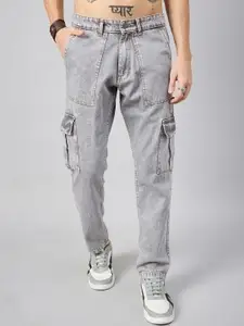 STUDIO NEXX Men Loose Relaxed Fit Heavy Fade Jeans