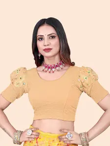 SHREEJI DESIGNER Woven Design Saree Blouse