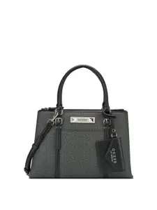 GUESS Women Printed Structured Satchel