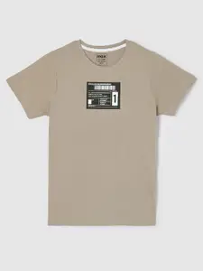 max Boys Graphic Printed Round Neck Cotton T-shirt