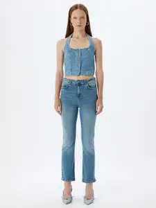 Koton Women Skinny Fit Mid-Rise Jeans