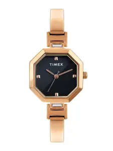 Timex Women Dial & Stainless Steel Bracelet Style Straps Analogue Watch TWEL195SMU04