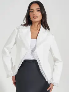 Styli Regular Fit Notched Lapel With Contrast Hem Detail Single-Breasted Blazer