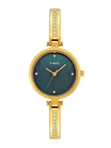 Timex Women Mother of Pearl Dial Bracelet Style Straps Analogue Watch TWEL200SMU03