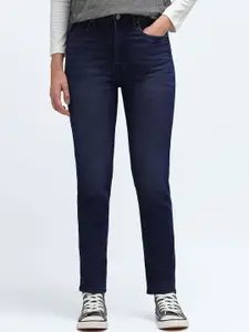 Flying Machine Women High-Rise Stretchable Straight Fit Jeans