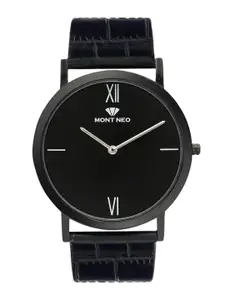 MONT NEO Men Dial & Leather Straps Analogue Watch 8011B-L4404