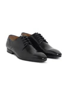 GABICCI Men Solid Leather Formal Derbys