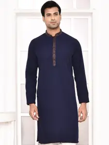 MAAHI FABS Men Thread Work Kurta