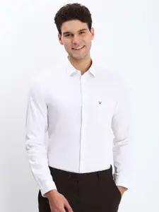 Allen Solly Men Spread Collar Geometric Printed Cotton Slim Fit Formal Shirt