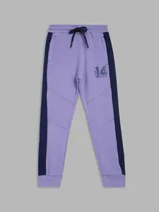 Blue Giraffe Boys Straight Fit Mid-Rise Joggers