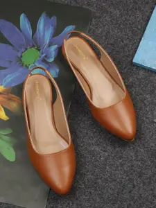 DressBerry Women Backstrap Open Toe Flats