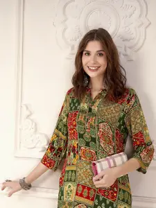 Anouk Women Floral Printed Kurta