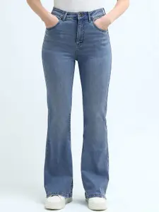 U.S. Polo Assn. Women Bootcut High-Rise Light Fade Stretchable Jeans