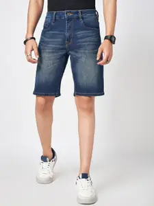 SF JEANS by Pantaloons Men Washed Denim Shorts