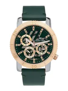 MONT NEO Men Dial & Leather Straps Watch 8017M-L1314