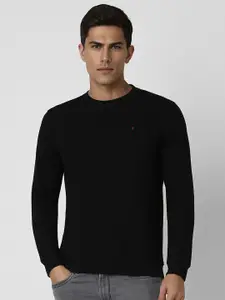 Van Heusen Sport Men Solid Round Neck Sweatshirt