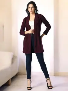 IUGA Women Open Front Longline Shrug