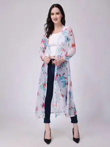 MINOS Women Printed Longline Shrug