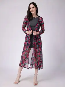 MINOS Women Printed Longline Shrug