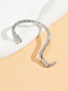 KRENOZ Silver-Plated Animal Shaped Ear Cuff Earrings