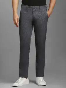 Louis Philippe Sport Men Printed Slim Fit Regular Trousers