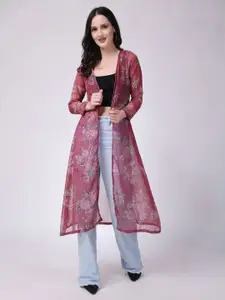 MINOS Women Printed Longline Shrug