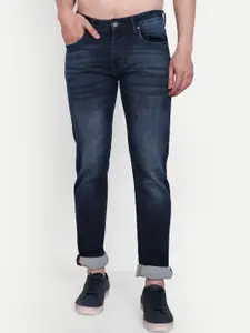 MEGHZ Men Micheal Slim Fit Heavy Fade Stretchable Jeans