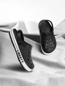 Liberty Men Self Design Clogs