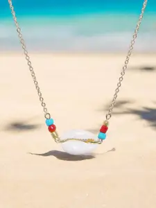 fabula Gold-Plated Beaded Bohemian Necklace