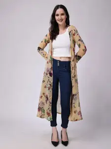 MINOS Women Printed Longline Shrug