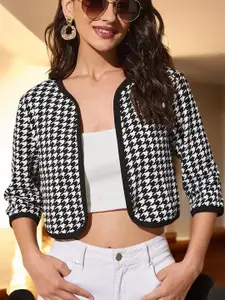 IUGA Women Printed Open Front Shrug