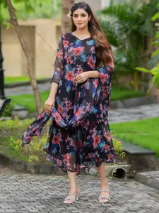 Rujave  Women Floral Printed Dress