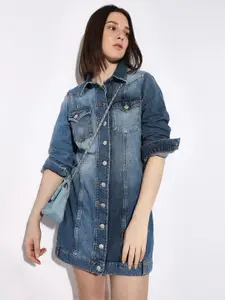 ONLY Denim Sheath Mini Dress