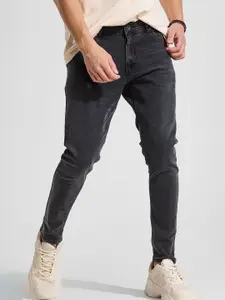 Snitch Men Narrow Skinny Fit Heavy Fade Stretchable Jeans