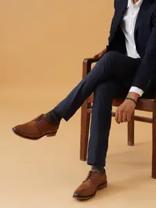 MICHAEL ANGELO Men Leather Formal Derbys