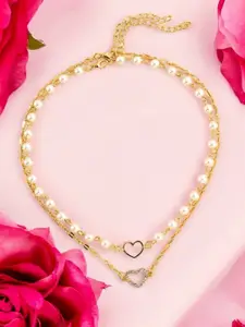 fabula Gold-Plated Pearl Beaded Necklace