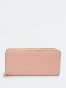 max Women PU Zip Around Wallet