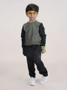 KiddoPanti Boys Mid-Rise Tracksuit