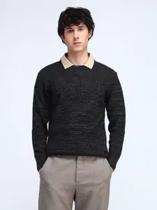 Flying Machine Men Cable Knit Pullover