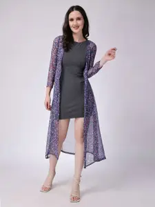 MINOS Women Printed Longline Shrug