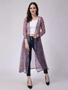MINOS Women Printed Longline Shrug